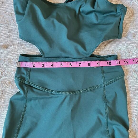 NWT Free People FP Movement Back It Up Jumpsuit dark green size x-small - Picture 8 of 11